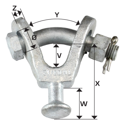 Ball Y-Clevis